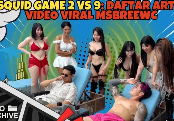 Cuplikan video MSBREEWC Squid Game Gone Wrong 2 vs 9 yang menampilkan kreator OnlyFans populer seperti Dea, Yoshi, dan Titus Low, viral di forum dan media sosial 2025.